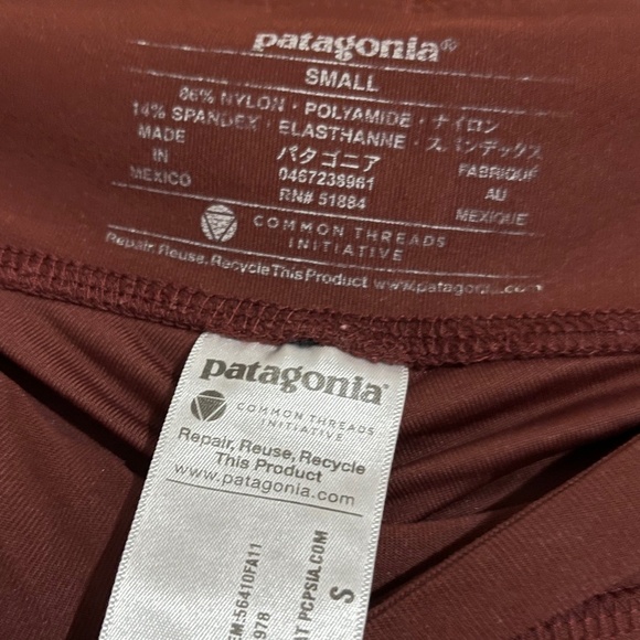 Patagonia Women’s Burgundy Straight Leg Athletic | Outdoor Pants Sz-S - Picture 5 of 6